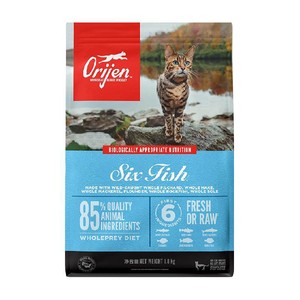 Orijen渴望猫粮成猫幼猫六种鱼猫粮1.8kg全价鱼肉最近效期26/7/30