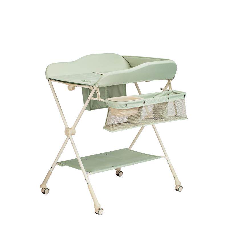 babycare尿布台婴儿护理台多功能换尿布抚触按摩便携可折叠婴儿床 359元