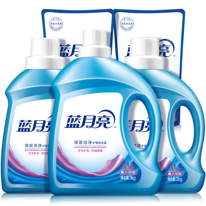 蓝月亮洗衣液薰衣草香氛瓶袋家用深层洁净除螨专用无荧光官方正品 176.8元