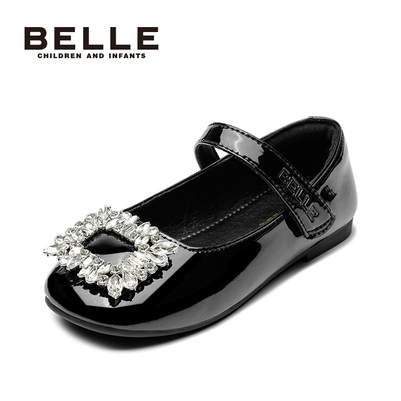 百丽童鞋儿童单鞋春季小女孩公主鞋女童皮鞋2026新款宝宝软底鞋子 169元