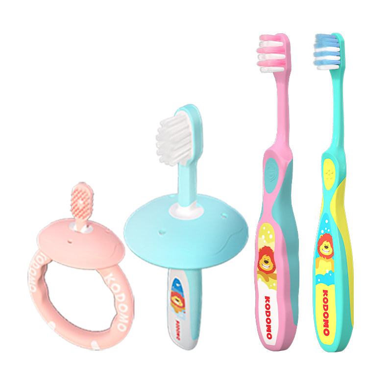 狮王KODOMO小狮王儿童分龄护齿细毛牙刷0-2-6-9岁宝宝软毛牙刷 37.5元