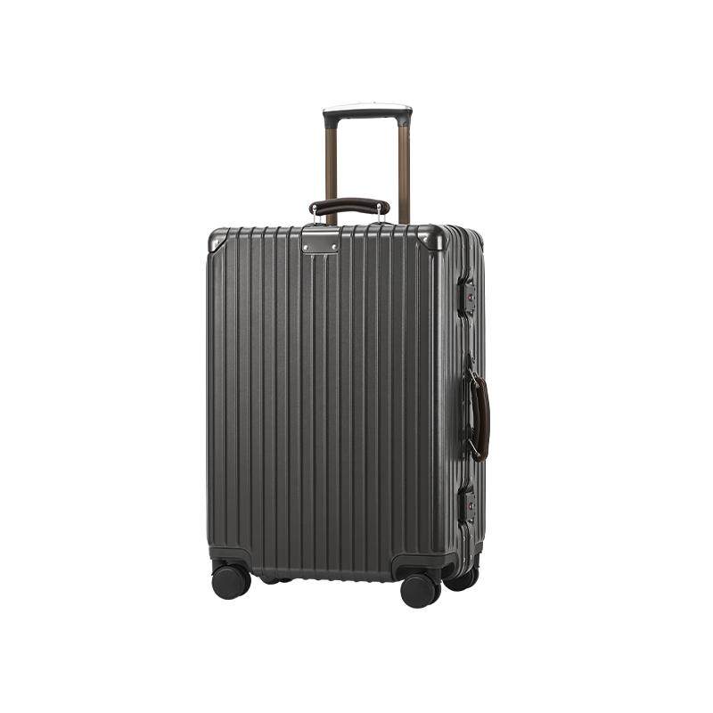 网易严选铝框拉杆箱男24寸大容量登机旅行箱密码皮箱女20寸行李箱