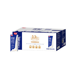 光明优加纯牛奶250ml*24盒/整箱学生早餐奶