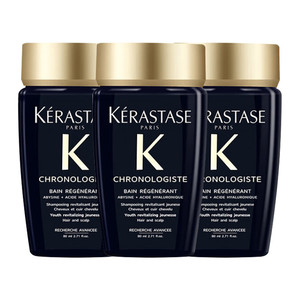 【自营】卡诗黑钻钥源洗发水80ml柔顺护发留香滋润清洁*3