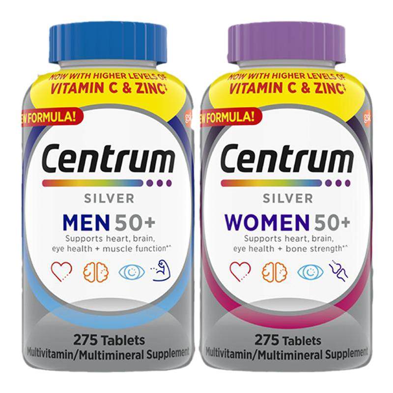 Centrum善存海外官方旗舰店中老年女性男性复合维生素vc营养275粒 178元