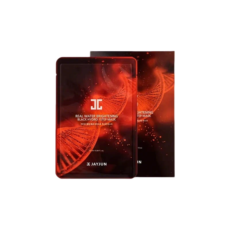 jayjun捷俊臻选黑色水光面膜一部曲补水保湿10片/盒 29元
