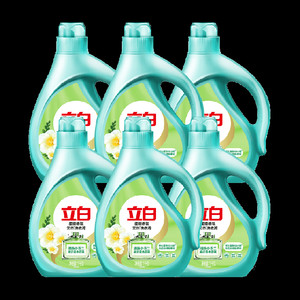 立白洗衣液柔顺香氛洗衣液1kg*6瓶高定清香小苍兰