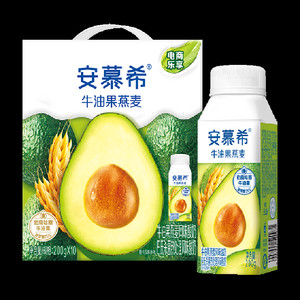 伊利安慕希牛油果燕麦风味酸奶200g*10瓶/整箱学生早餐