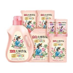 【迪丽热巴同款】立白大师香氛天然洗护套组72小时持久留香洗衣液