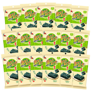 美好时光岩烧海苔2克儿童休闲零食解馋即食紫菜拌饭海苔片