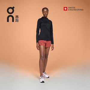 On昂跑Climate Zip Hoodie女款拉链款跑步连帽衫透气紧身运动上衣