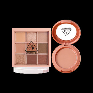 【38活动】3CE眼影腮红套装 新手九宫格哑光橘棕盘礼物