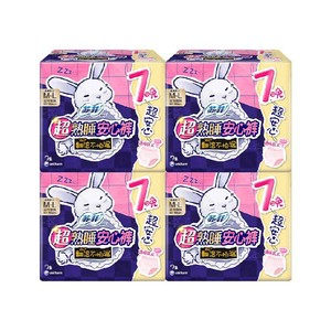 苏菲卫生巾超熟睡兔子安心裤姨妈巾M~L码7片*4包【官方正品】