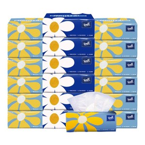 Tempo得宝Mini系列无香抽纸4层加厚80抽18包餐巾纸家庭囤货装家用