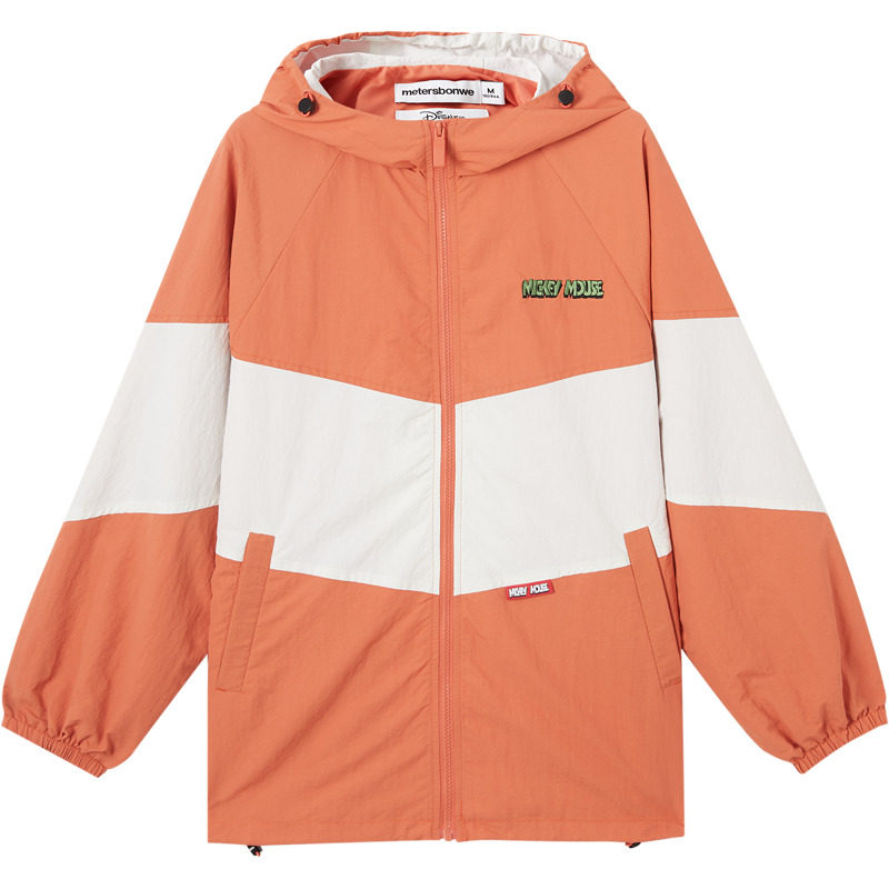 美特斯邦威夹克男女同款秋季新款舒适百搭户外情侣外套上衣