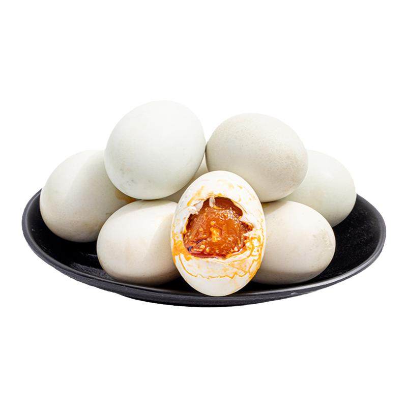 高邮三宝咸鸭蛋不咸蛋黄农家新鲜鸭蛋正宗流油整箱6枚春节尝鲜