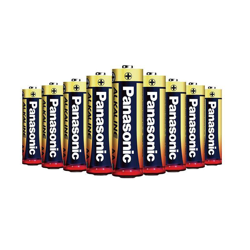 松下碱性电池5号电子7号家用儿童玩具五号LR6干电池适用拍立得鼠标03空调电视遥控器电子门锁闹钟AAA七号1.5V