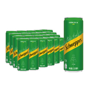可口可乐 怡泉碳酸饮料柠檬味苏打水无糖整箱装气泡水