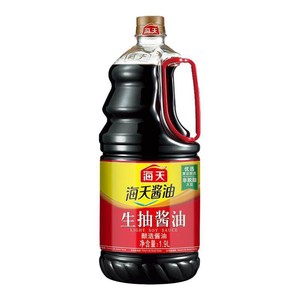 海天生抽酱油1.9L/500ml装调味商用家用酱油炒菜凉拌提鲜凉拌