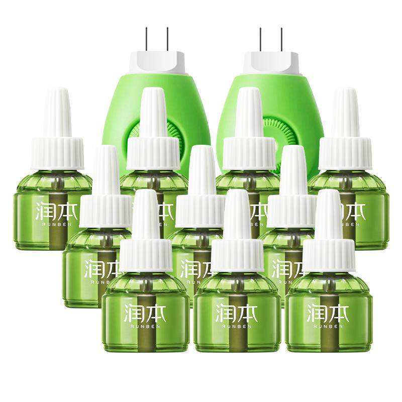 润本电热蚊香液卧室适用家庭室内家用驱蚊液补充装无烟无香型 23.9元