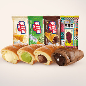 【任选12包 下单包邮】Bimbo宾堡多菲角夹心爆浆牛角包