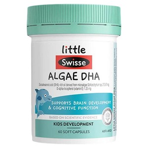 Swisse斯维诗非鱼油脑眼发育专用记忆专注力婴幼儿藻油DHA软胶囊