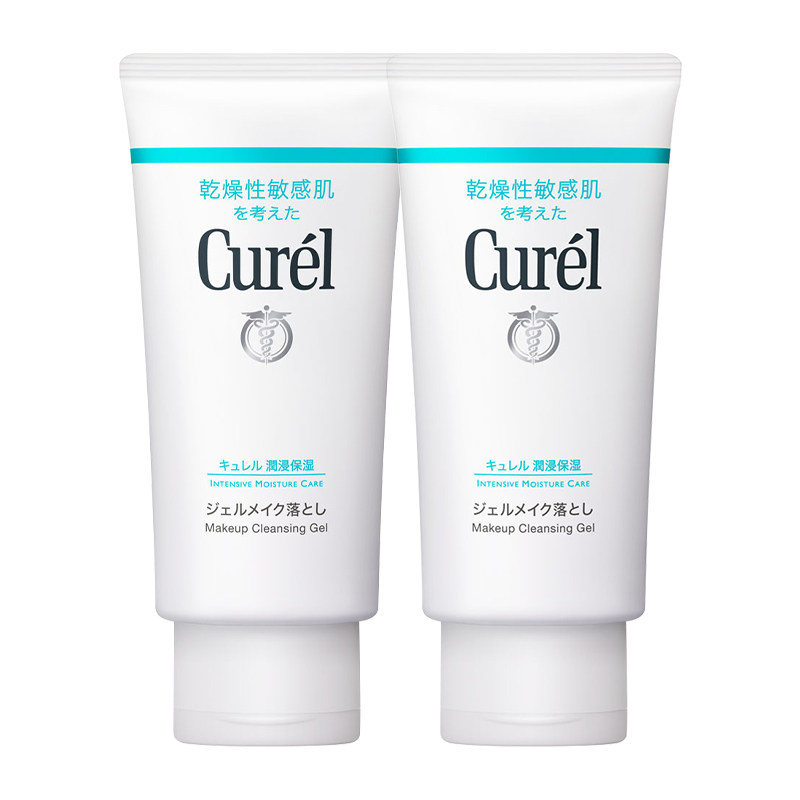 【38焕新周】珂润保湿卸妆啫喱130g*2敏感肌女清爽不粘腻屏护 89.5元