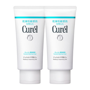 【38焕新周】珂润保湿卸妆啫喱130g*2敏感肌女清爽不粘腻屏护