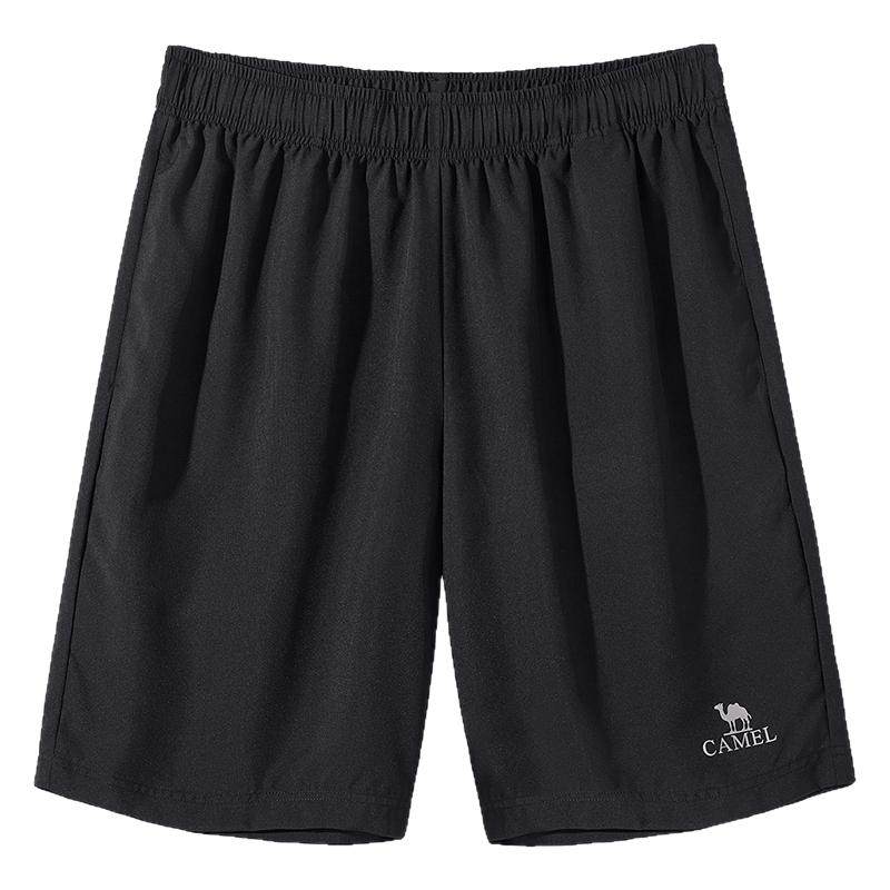 骆驼男装速干运动短裤男士2026夏轻薄透气宽松直筒休闲五分裤 71元