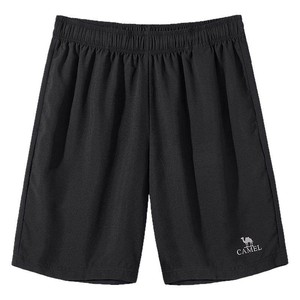 骆驼男装速干运动短裤男士2026夏轻薄透气宽松直筒休闲五分裤