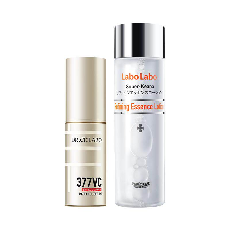 城野医生VC377精华液超光瓶美白淡斑精华湿敷祛斑官方爽肤水套装 442.74元