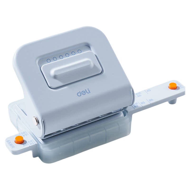 得力打孔器三孔六孔打孔机活页本多规格打孔机学生试卷资料作业本手帐用打洞器小型便携打洞机高颜值打孔器 13.9元