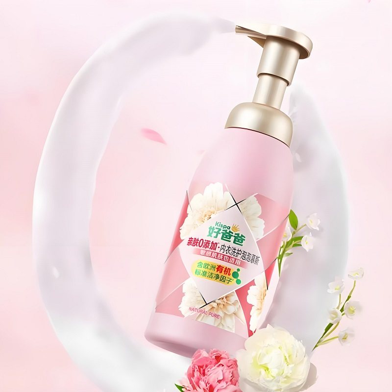 好爸爸内衣内裤洗衣液泡泡慕斯专业去血渍女士专用清洗官方旗舰店 27.47元