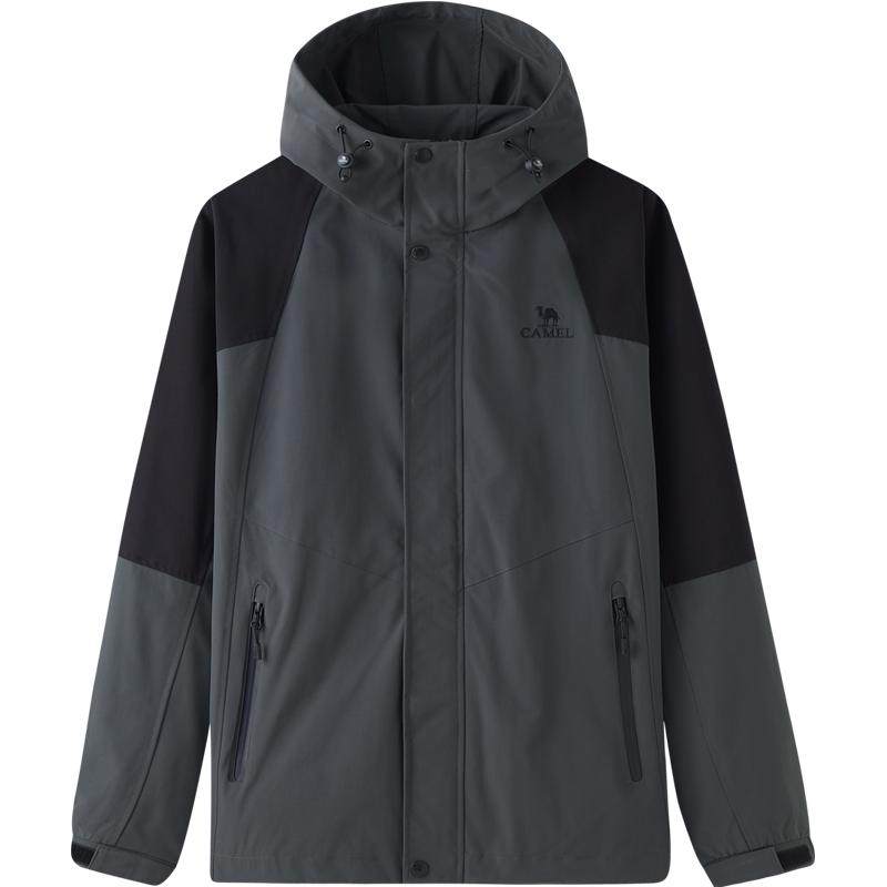 【骆驼山海夹克】2026春秋新款工装外套男防风防雨徒步户外旅行服 299.92元