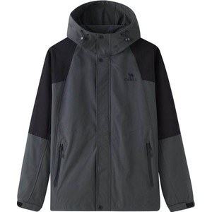 【骆驼山海夹克】2026春秋新款工装外套男防风防雨徒步户外旅行服