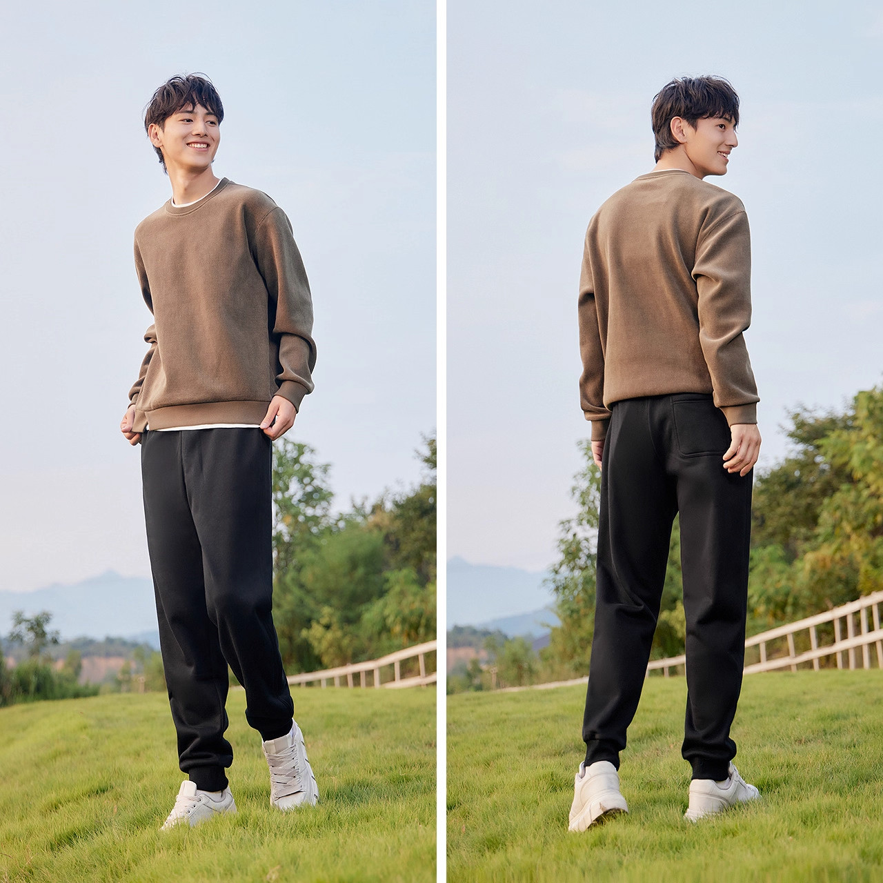 【冬季套装合辑C】森马外套连帽插肩袖宽松上衣秋潮流夹克美复古 62.48元