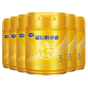 【新升级】飞鹤星飞帆卓睿3段奶粉750g*6罐 HMO乳铁蛋白官方正品