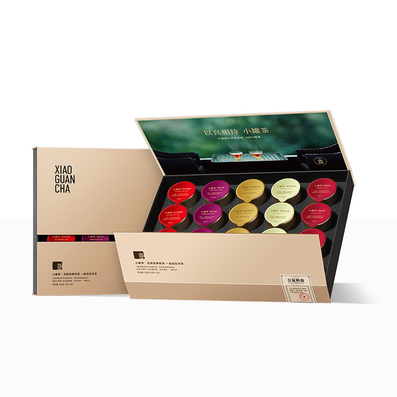 小罐茶特级茶叶小包装乌龙大红袍茶金骏眉红茶送礼茶叶礼盒装高档 1050元