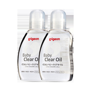 【自营】日本本土版 贝亲婴儿宝宝抚触油按摩油润肤油保湿80ml*2