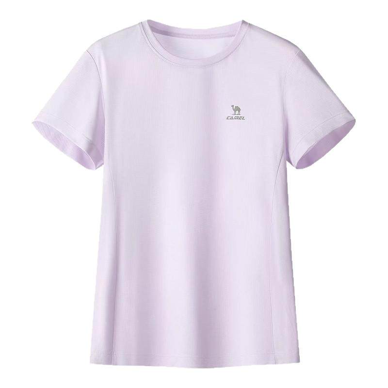 骆驼运动速干t恤女2026春夏季新款透气户外跑步登山瑜伽服上衣 42.32元