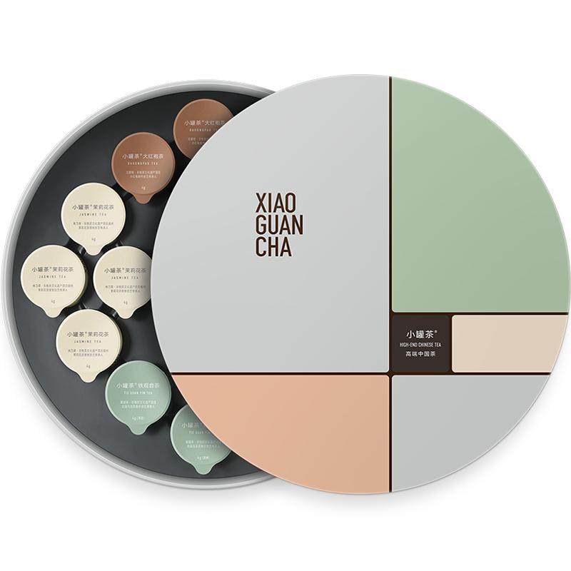 小罐茶莫兰迪系列拼装茶叶礼盒茉莉花茶红茶大红袍乌龙茶送礼 277.94元