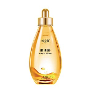 韩金靓官方旗舰店正品染发剂女泡泡染果油植物纯自己在家遮白染膏