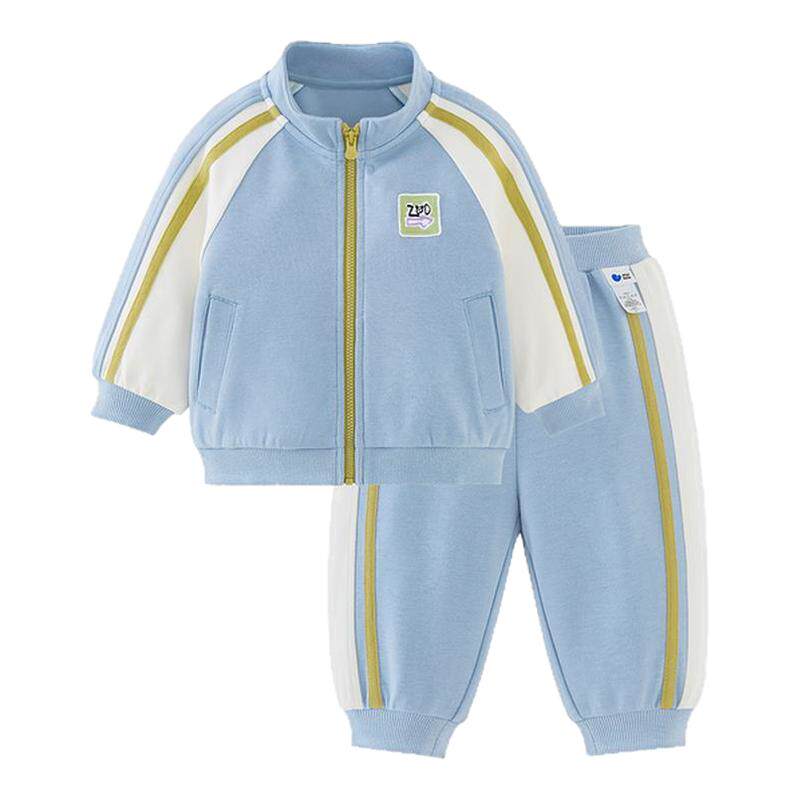 迷你巴拉巴拉男女童学院套装宝宝儿童透气耐造外套长裤春新品 169.9元