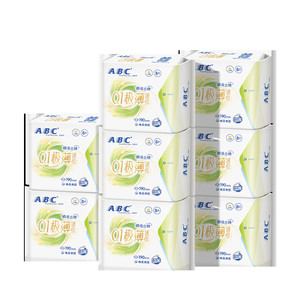 49元任选5件）ABC卫生巾日夜用姨妈巾护垫KMS超薄透气旗舰店正品