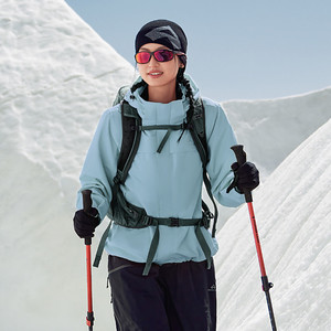 明星同款【朱雀抓绒冲锋衣】拓路者三合一outdoor防风团购外套女