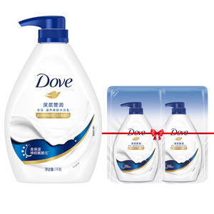 多芬清爽保湿花果香沐浴露持续留香男女士清洁乳液正品多规格