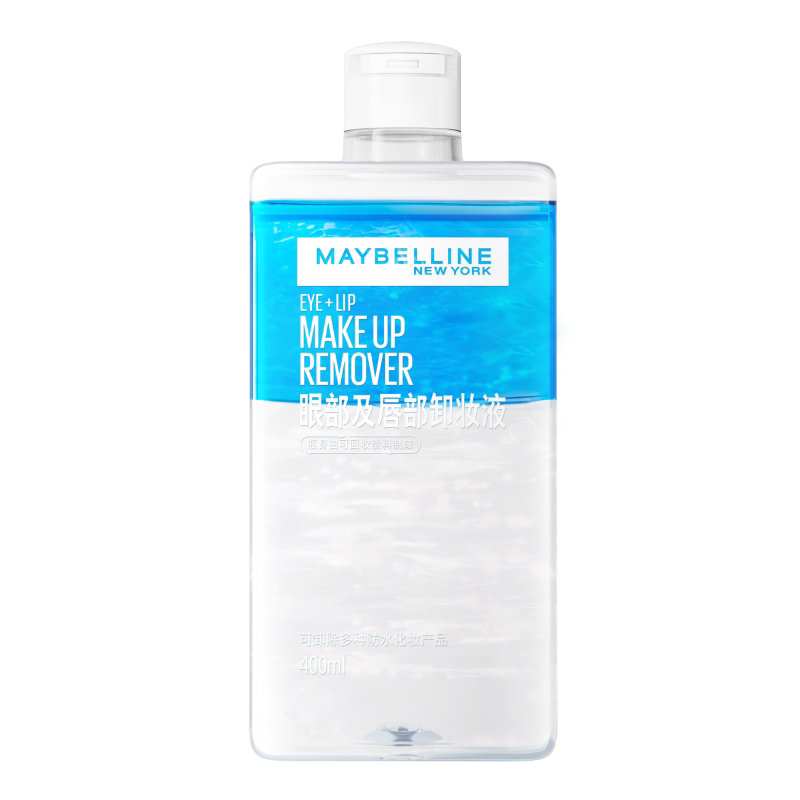美宝莲眼唇卸妆液敏感肌眼部卸妆水卸妆油三合一净澈400ml 94元