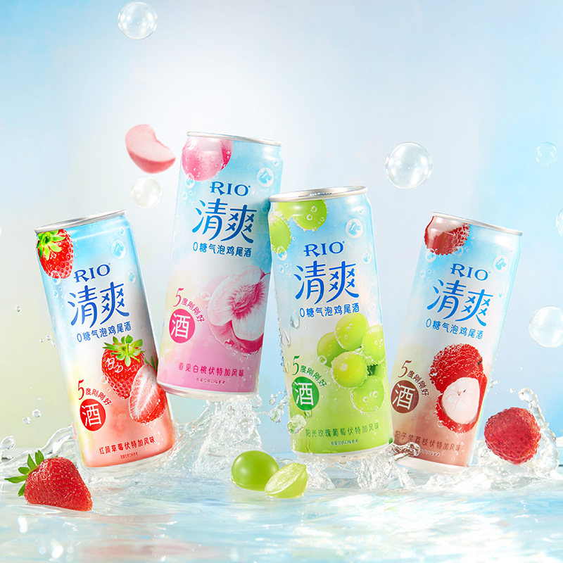 礼盒装送礼RIO锐澳微醺清爽强爽全家福礼盒12罐330ml鸡尾酒果酒 99元