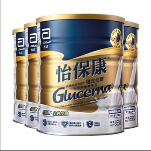 雅培glucerna港版怡保康糖尿人适用高血糖奶粉*4罐【官方正品】