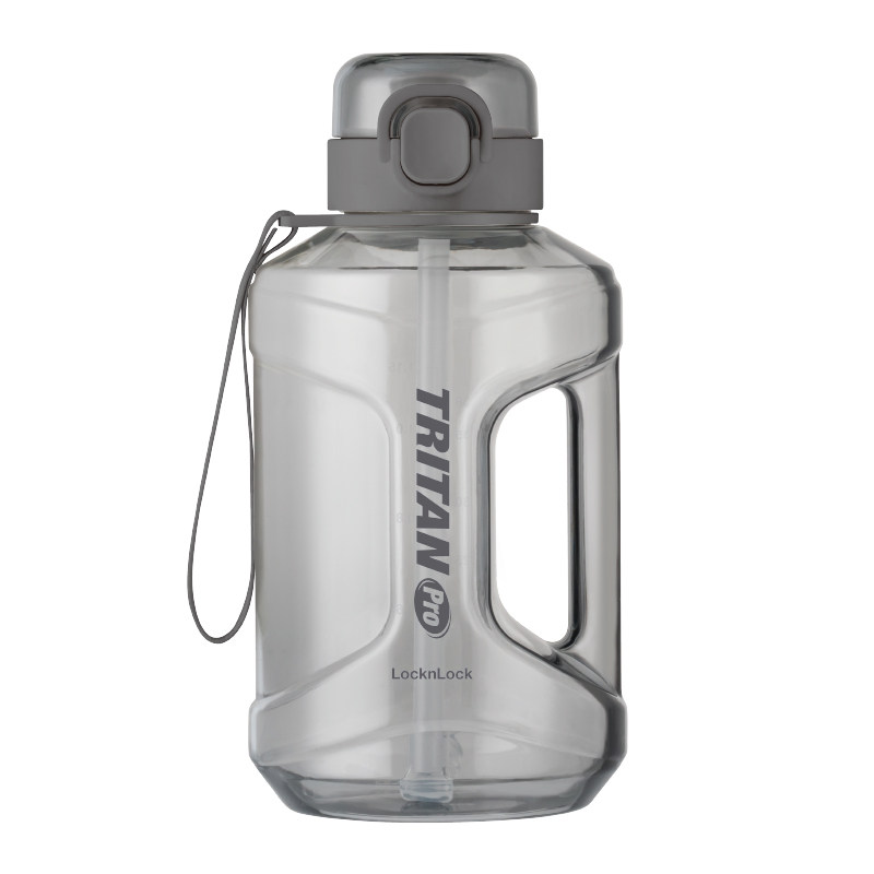 乐扣乐扣小水库水杯男大容量吸管塑料Tritan运动健身水壶女吨桶吨 86元